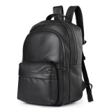 Cumpara ieftin Rucsac piele, BUSY LDY&amp;GTM&reg; Zenith, barbati, piele naturala, capacitate mare, spatiu laptop, negru