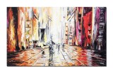 Cumpara ieftin Tablou 3D pictat manual, Impreuna spre o alta dimensiune, 100x60cm ulei pe panza in cutit, Spectaculos