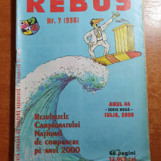 revista rebus iulie 2000