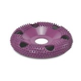 Disc sculptura lemn SABURR - Rotund - &Oslash; 100mm MEGA Aspru gauri ventilatie