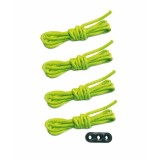 Set 4 coarde cort reflectorizante 3m, cu &icirc;ntinzătoare