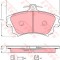 Set placute frana,frana disc MITSUBISHI COLT VI (Z3, Z2) (2002 - 2012) TRW GDB3389