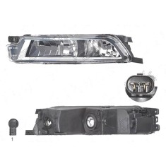 Proiector ceata Volkswagen Passat (B8), 08.2014-, fata, Stanga, cu lumini pentru curbe; cu daytime running light; H8+W21W; cu suport becuri;