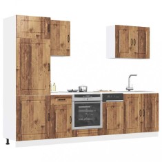 vidaXL Set de dulapuri de bucătărie 7 piese &bdquo;Kalmar&rdquo; Lemn vechi lemn 3314769