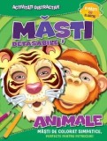 Cumpara ieftin Masti detasabile. Animale (8 masti cu elastic)/***