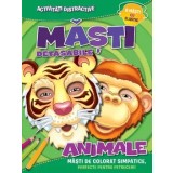 Masti detasabile. Animale (8 masti cu elastic)/***
