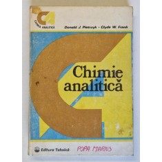 CHIMIE ANALITICA de DONALD J. PIETRZYK , CLYDE W. FRANK , 1989