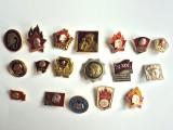 Lot 18 Insigne URSS &ndash; Colecție Tematică Lenin, Pionieri, Komsomol și Heraldică, URSS, CCCP, Lenin, comunism, pionieri, komsomol, email, vintage.