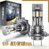 Cumpara ieftin Set mini led becuri H7 H18, 12V, 50W, 15000lm, 6500K, Canbus