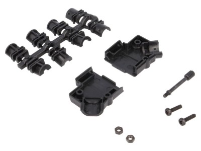 Conector carcasă D-Sub 45&amp;deg; plastic foto