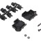 Conector carcasă D-Sub 45&deg; plastic