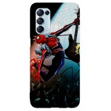 Husa compatibila cu Oppo A54 5G model Spiderpunk, Silicon, TPU, Viceversa, Transparent, Carcasa