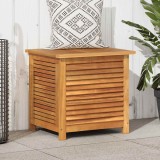 VidaXL Ladă depozitare grădină cu grilaj 60x50x56 cm lemn masiv acacia