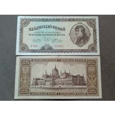 Ungaria 1946 - 100.000.000 pengo, circulata