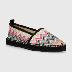 Missoni espadrile Elle culoarea negru, M26_001