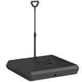 Outsunny Bază pentru Umbrelă de Soare cu Sistem de Umplere, Roți Ajustabile și M&acirc;ner Reglabil, 95x95x117 cm, Negru | Aosom Romania