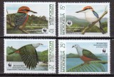 MICRONESIA 1990 WWF FAUNA PROTEJATA PASARI, Nestampilat