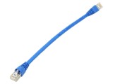 Patch cord S/FTP Cat 6a RJ45, 0,25 m, albastru