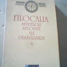 FILOCALIA SFINTELOR NEVOINTE ALE DESAVARSIRII { volumul 6 } / 2009