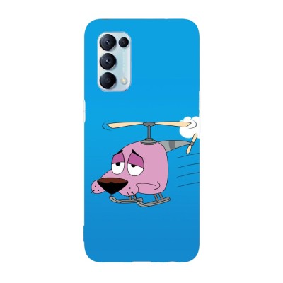 Husa compatibila cu Oppo A55, Viceversa, model Courage Helicopter, Silicon, TPU foto