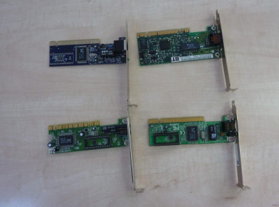 Placa retea PCI si pci-x pentru calculator 10/100 foto