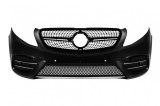 Bara frontala A Design Line potrivita pentru Mercedes V-Class W447 2014-2023 cu grila neagra &icirc;n forma de diamant Performance AutoTuning