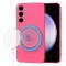Husa silicon Samsung Galaxy S23 FE Techsuit SoftFlex MagSafe, fucsia