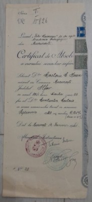 1938 Seminar pedagogic univ &amp;rdquo;Titu Maiorescu&amp;rdquo; Bucuresti / semnat ministru D1 foto