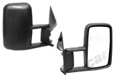 Oglinda exterioara VW LT2 05.1996-12.2005 Partea Dreapta Crom Convex Manuala Fara Incalzire 2D1857502A 2D1857502A01C, carcasa neagra, View Max
