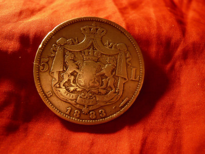 Moneda 5 lei 1883 Carol I , argint , cal.Buna foto