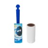 Set rola pentru curatat scame + 1 rezerva, 10 x 4.3 cm, alb albastru