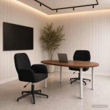 Cumpara ieftin Scaune birou cu rotire 2 buc. Catifea 54 x 55 x 90 cm Negru