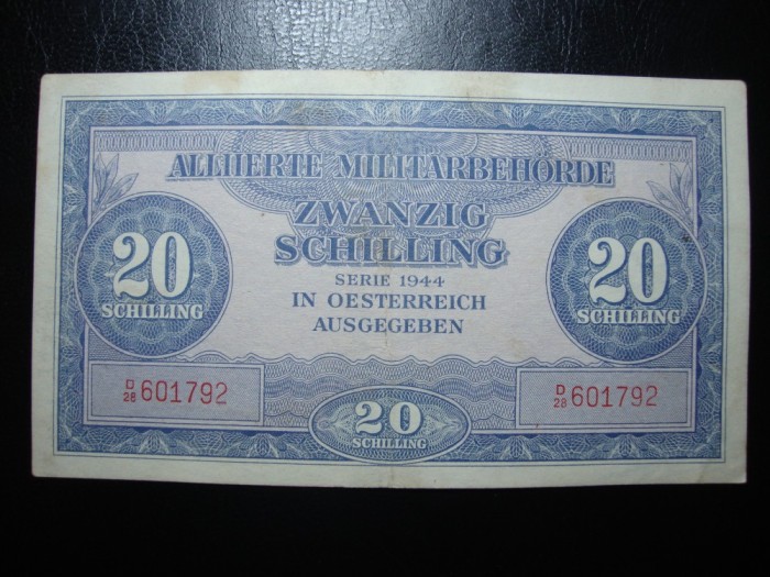 AUSTRIA 20 SCHILLING 1944 SUPERBA