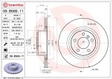 Disc frana spate BREMBO 09.B569.11