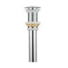 Scurgere Lavoar Click-Clack Standard Fără Preaplin - Dop Chiuvetă Universal, Apăsare Simplă
