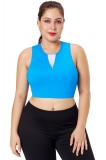 BRA222P-4 Bustiera sport cu insertie de plasa - plus size