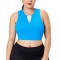 BRA222P-4 Bustiera sport cu insertie de plasa - plus size