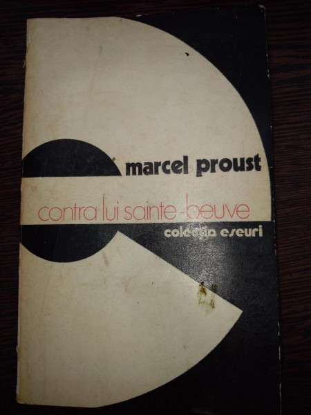 CONTRA LUI SAINTE BEUVE- MARCEL PROUST