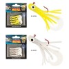 Set mini-jig pentru biban Trendex, 4 buc/set, 6 cm, 2 g Alb, Behr