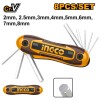 Imbus 2-8 mm multifunctional - Ingco HHK14081
