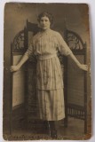 Fotografie de epoca, portet femeie, 1915