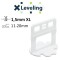 Distantiere XL autonivelare ( Clips XL ) pt. placi groase (11- 20 mm) - Rost de 1,5 mm - 100 buc - XLEV-PLC1.5XL100