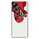 Husa compatibila cu Oppo A58 4G Silicon Gel Tpu Model Spiderman