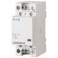 Contactor 25A 4ND modular cu comanda la 24V Eaton Z-SCH24 25-40 foto