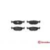 Placute frana BMW 3 (E30) 09.82-03.92, 3 Convertible (E30) 09.82-11.93, 3 Touring (E30) 07.87-10.94, 5 (E28) 05.81-12.87, 6 (E24) 10.75-04.89, 7 (E23, BREMBO