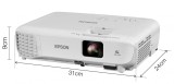 Proiector Epson EB-W06 (succesor EB-W05), 3LCD, 3700 lumeni, WXGA 1280*