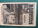 Reclama pliant Franta , ingrijirea gradinilor ,, Jardins de Basses -Cours ,, anii 1930 , stare exceptionala ,dimensiuni aprox. 20cm x 12 cm