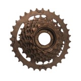 Cumpara ieftin Pinioane bicicleta filetate Power Cycle 14-32T, 7 viteze, maro