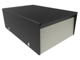 Carcasă universală oţel neagră 102mm