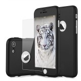 Husa telefon Iphone 6/6S Plus ofera protectie 360&deg; Ultrasubtire + Folie Sticla Securizata - Black